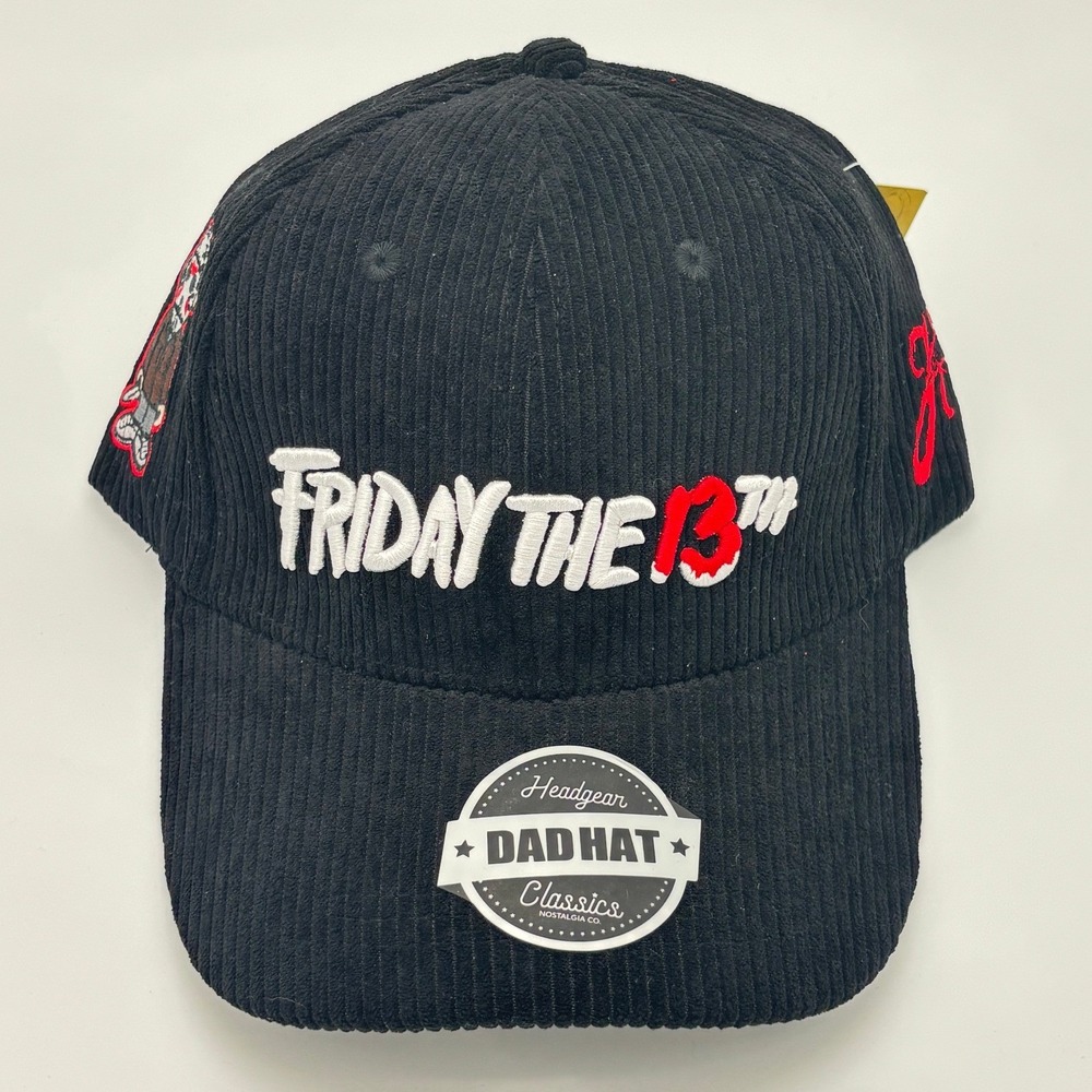 Headgear Classics Friday the 13th Jason Voorhees Black Corduroy Hat